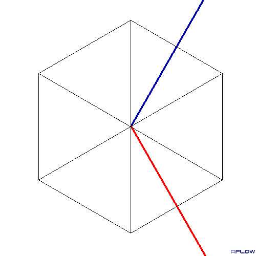 6_3 screw axis
	   	 top view